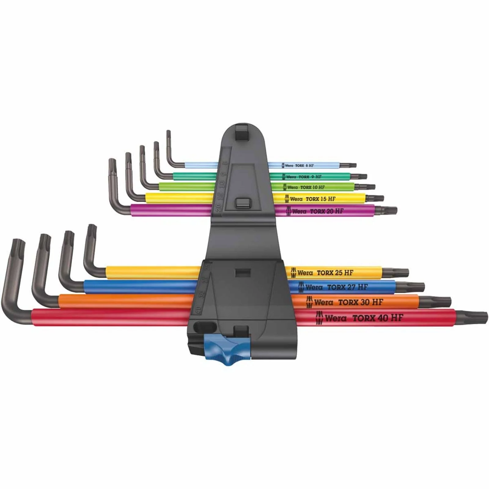 Wera Tools 05024470001 967/9 Tx Xl Multicolour Hf 1 Torx® L-Key Set, Long 9Pc