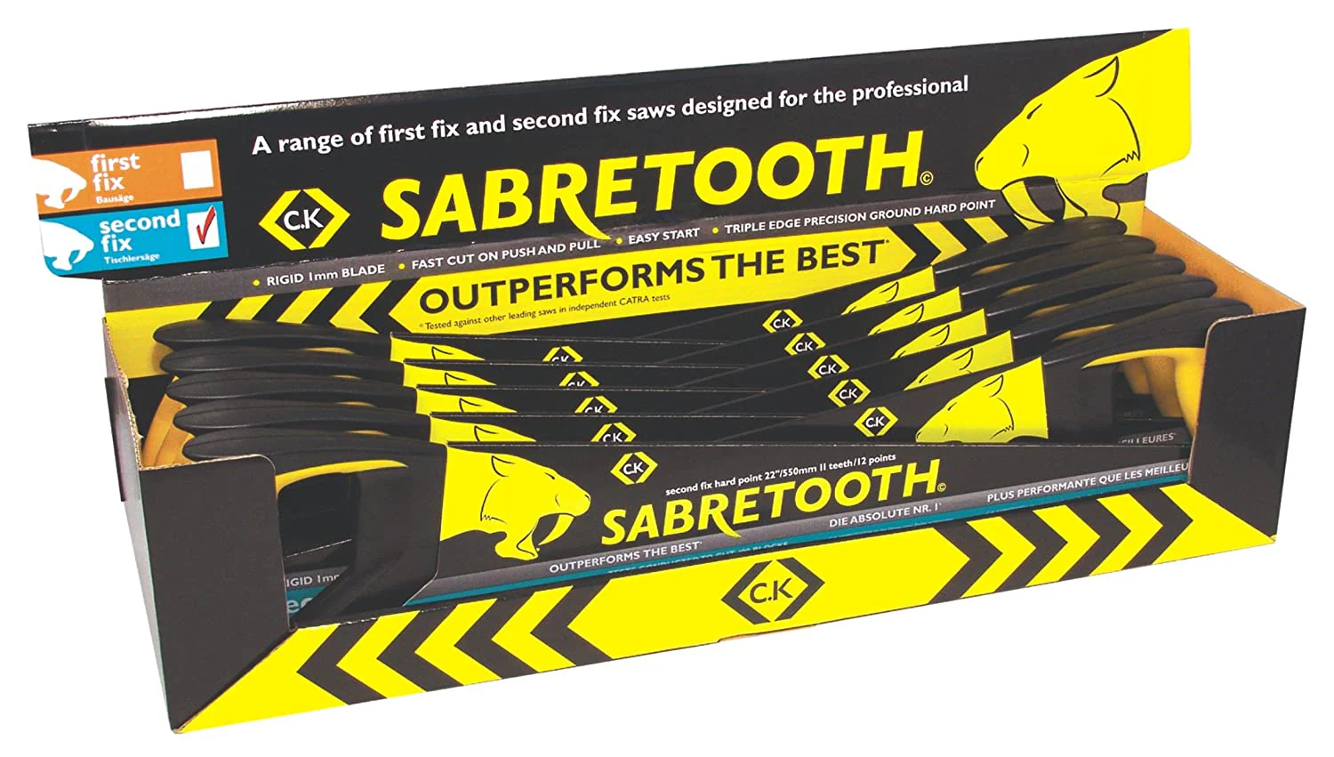 C.K Tools Sabretooth Saw 2nd Fix 22" 11TPI - 481002