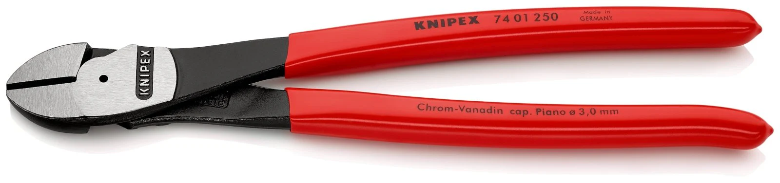 KNIPEX High Leverage Diagonal Cutter 250mm - 74 01 250