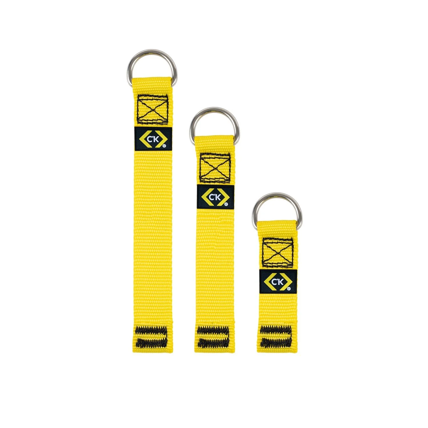 C.K Tools D-Ring Tether 3 Pack - 100mm, 150mm, 200mm