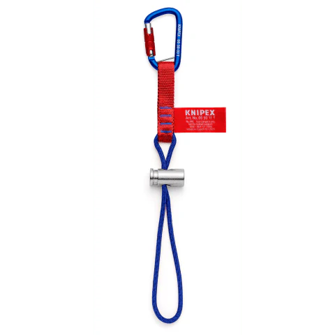 KNIPEX 00 50 13 T BK Adapter Straps with fixated carabiner