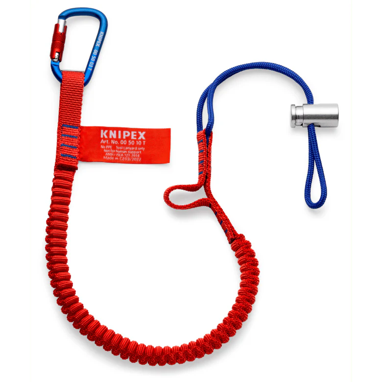 KNIPEX 00 50 12 T BK Lanyard with fixated carabiner