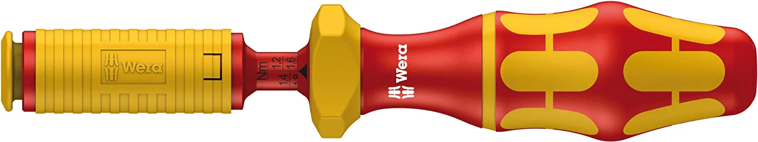 Wera Tools 05074750001 Kraftform VDE Adjustable Torque Screwdriver Handle 1.2-3Nm