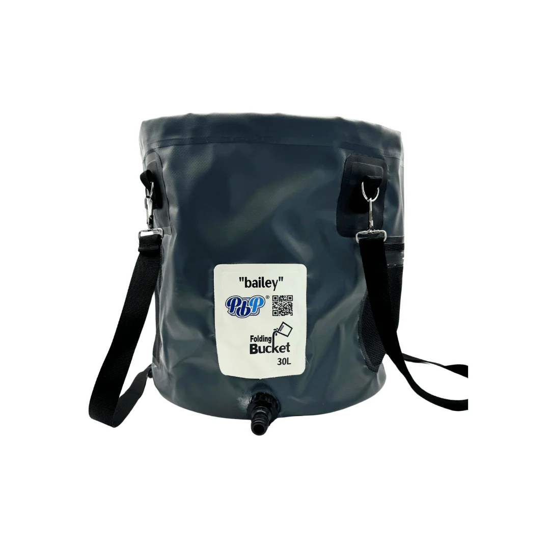 PBP 'Bailey' Folding Bucket [30L with Quick Hose Connector]