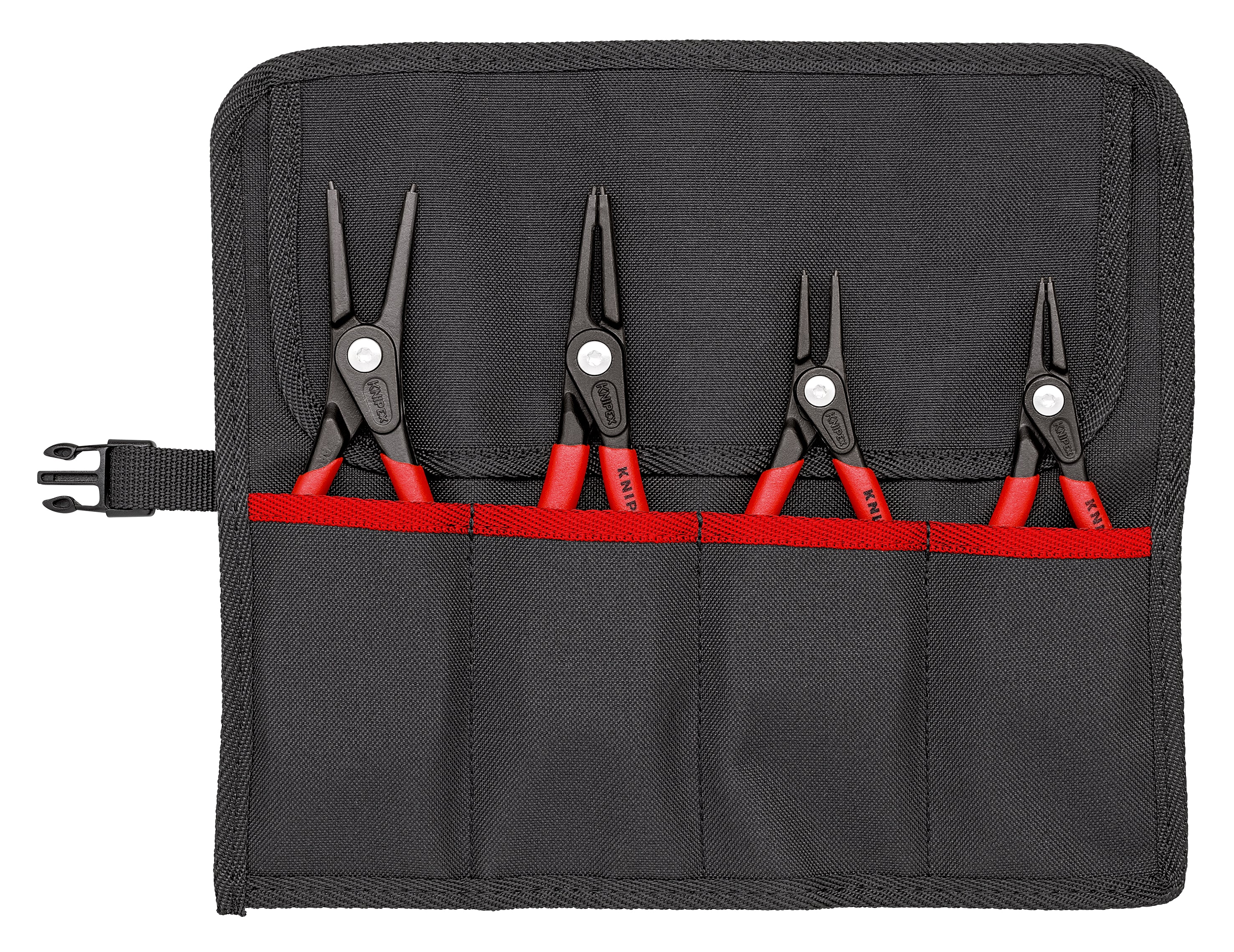 KNIPEX Roll Bag with Set of 4 Circlip Pliers - 00 19 57