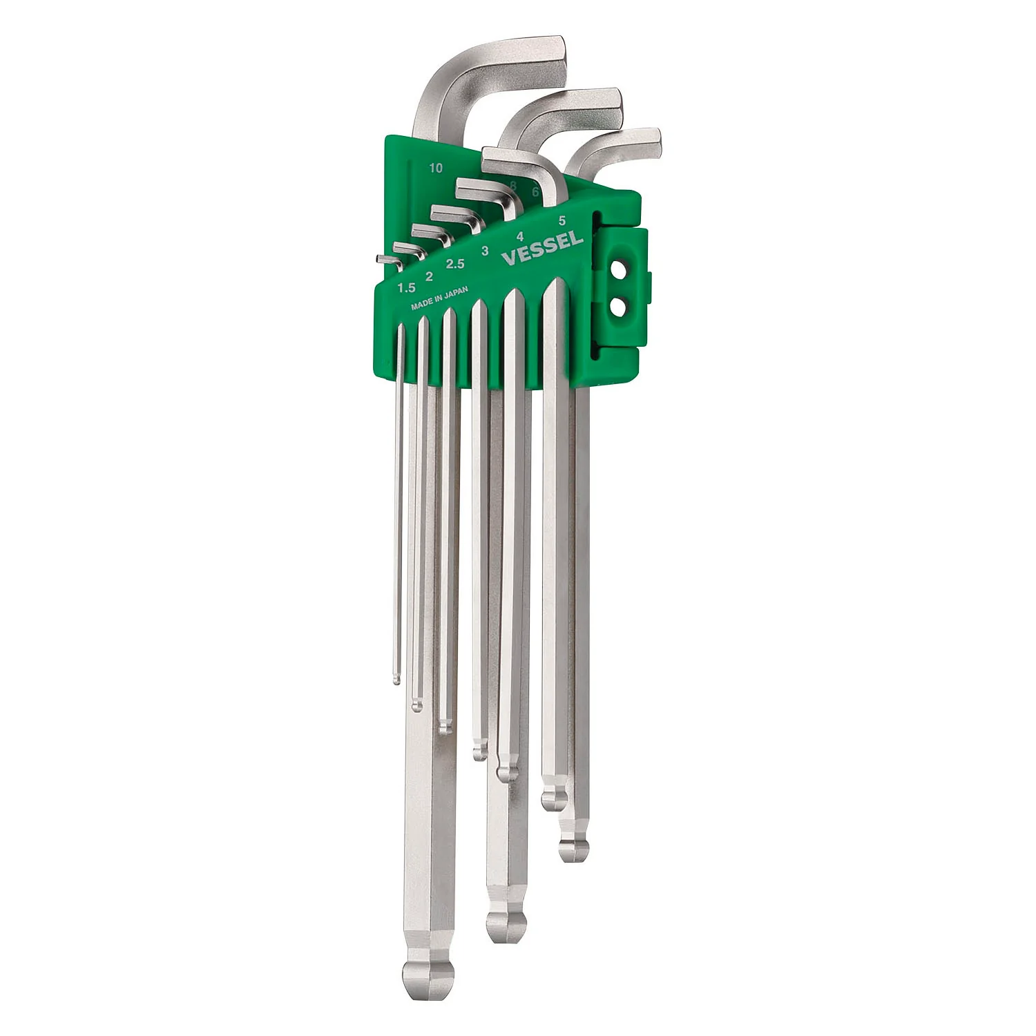 Vessel Ball Point Wrench Stubby 9-pc set No.8209BP (9-pc set) - Image 2