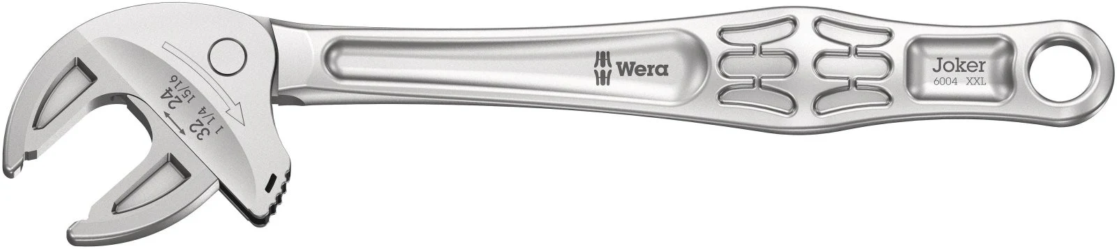 Wera Tools 05020102001 6004 Joker XXL self-setting spanner, 24-32 x 15/16-1 1/4" x 322 mm