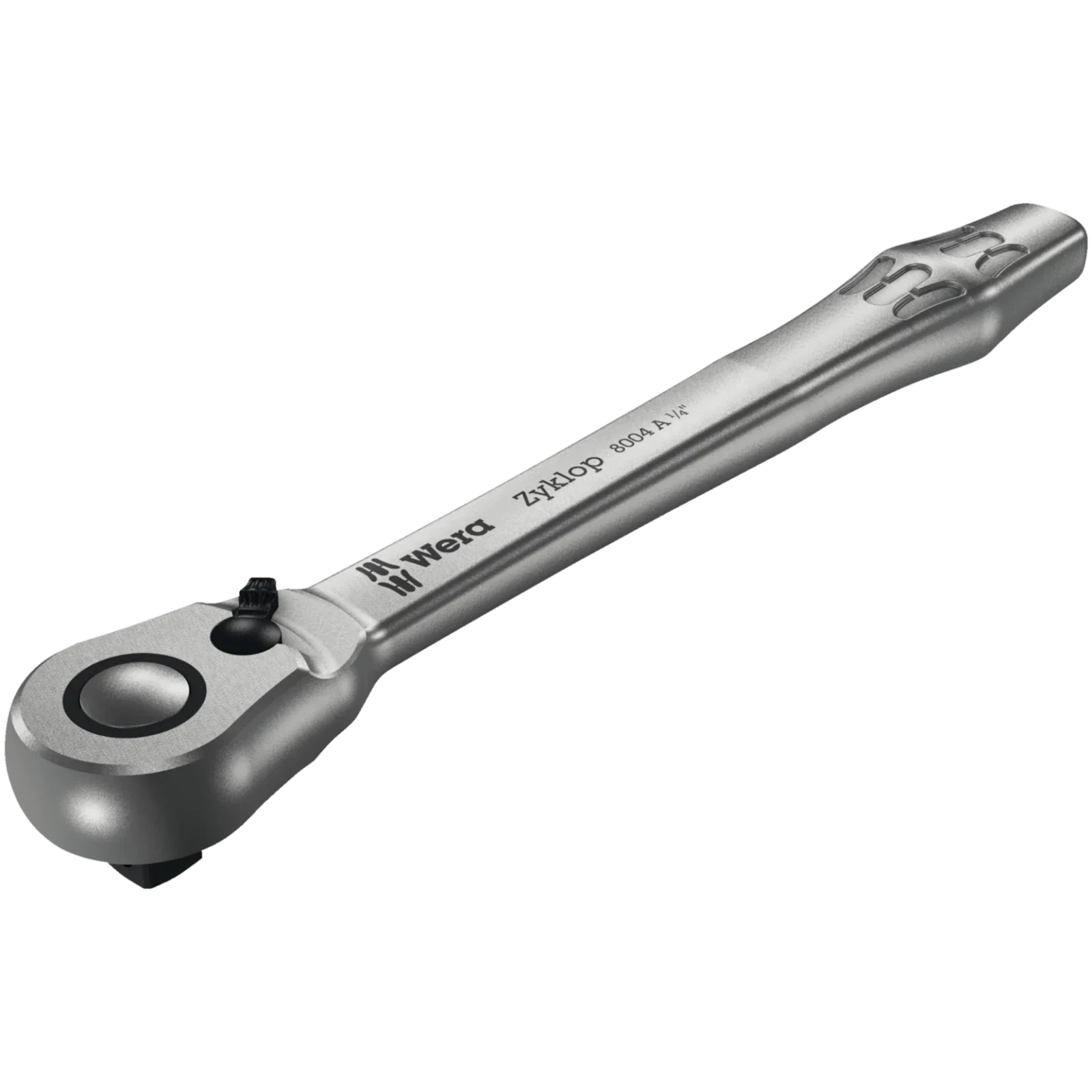 Wera 8004 A Zyklop Metal Ratchet with switch lever and 1/4" drive