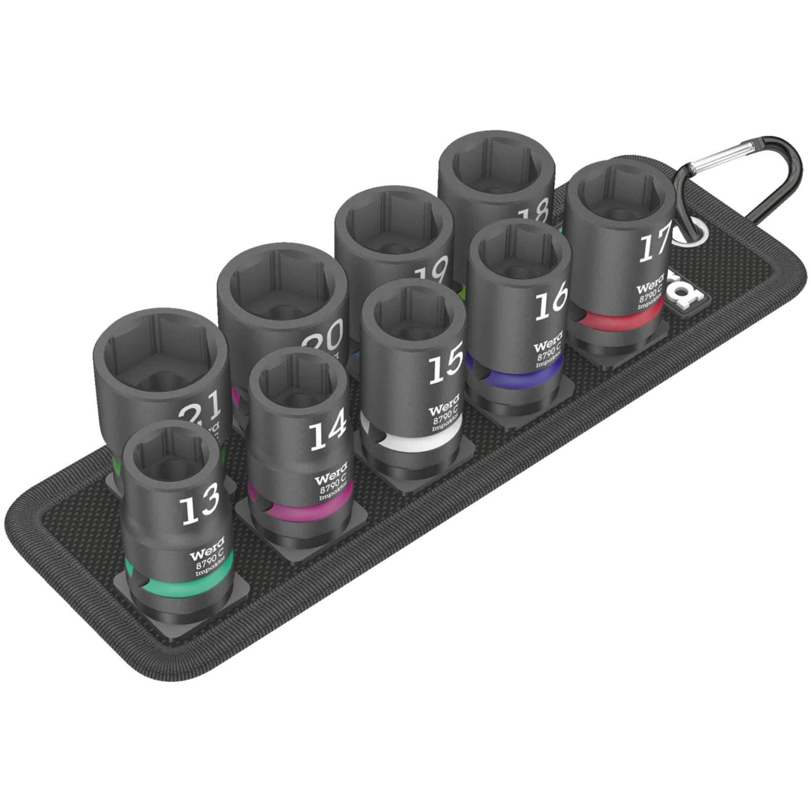 Wera Belt C Impaktor 1 Socket Set, 1/2" Drive, 10Pc