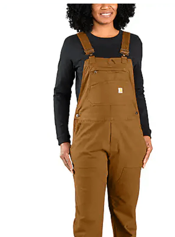 Carhartt Women's Rugged Flex Loose Fit Canvas Bib Overall